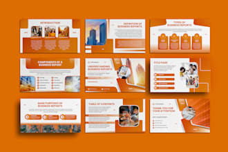 craft a clean pitch presentation for your startup or business