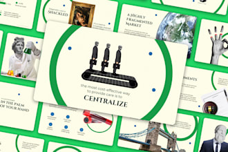 create a business presentation using canva slides