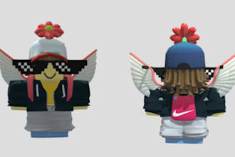 do detailed roblox skin, custom roblox avatar, roblox outfit, roblox animation