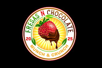 create wonderful and excellent strawberry logo design