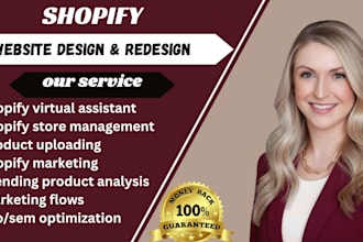 build shopify store or dropshipping ecommerce store
