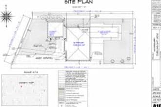 be city permit architect container mep site plan deck adu shed garage blueprint