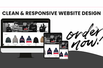 design streetwear website, clothing website, clothing store for clothing brand