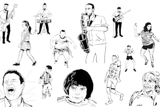 draw a custom ink illustration