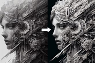 transfer portrait photos to bas relief models and wall pictures as stl files