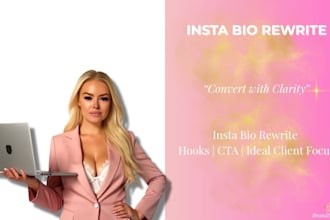 rewrite your instagram bio to hook dream clients in seconds