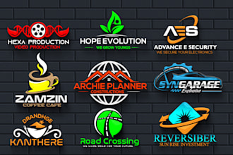 do hq modern and creative unique business logo design