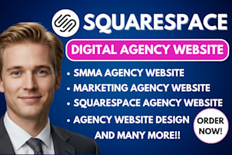 squarespace marketing agency website smma website  squarespace agency website