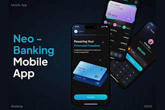 develop custom neobank app p2p payment app fintech app loan app crypto app