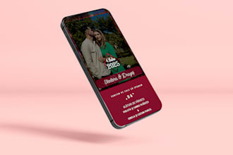 create a wedding website for the digital invitation and rsvp