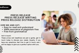 write and distribute premium press releases