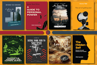 design professional book cover or ebook cover
