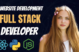 do custom full stack website development, full stack developer