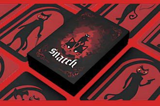 create card game design playing cards affirmation card rule book card box