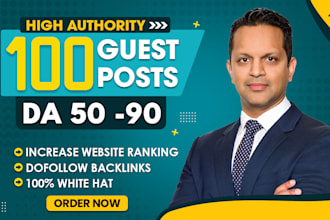 write high da guest post backlinks with SEO quality guest posting service