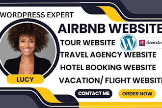 build tours vacation hotel rental booking travel agency wordpress website