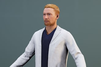 model 3d realistic metahuman digital human avatar game character humanoid ue5