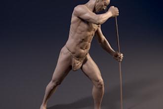 create 3d stl model, digital sculpture, nsfw model, action figure, resin 3dprint