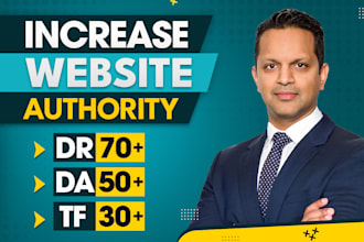 increase domain rating ahrefs dr domain authority da tf by seo backlinks