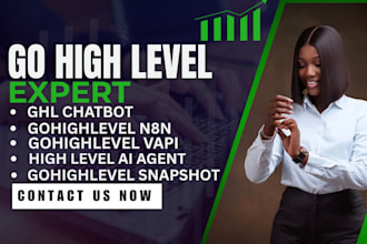 high level ai agent ghl n8n gohighlevel snapshot ghl chatbot ghl vapi and ghl va