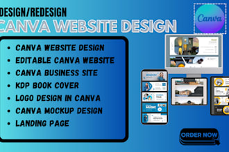 design canva business website canva logo canva mockup canva book cover design