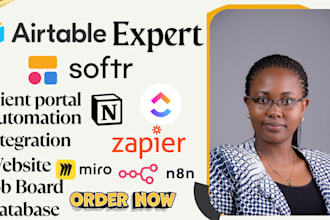 airtable automation softr automation, n8n automation, airtable database zapier