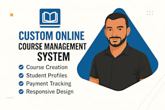 build a course and student management system
