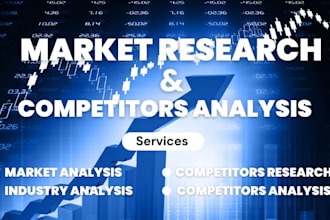 detailed market, business, competitor, swot analysis research survey trend size