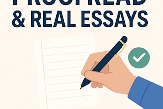 write essays, proofread and do grammar checks
