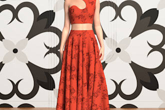 make clo 3d garment and custom fabric texture