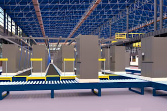 do 3d warehouse, 3d bim storage facility and any telka structure design