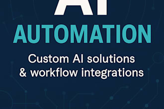 build custom ai software, chatbots and process automations