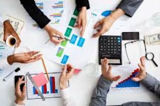 do accounting and finance tasks, financial model forecast and excel project