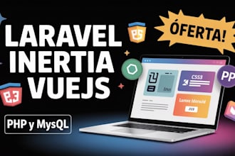program php laravel inertia vuejs tailwindcss ajax and mysql