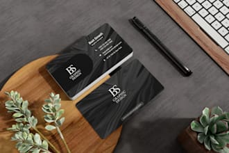 do professional luxury business card or minimalist design
