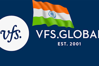 build a custom bot to auto book visa slots for vfs, tls, bls bot