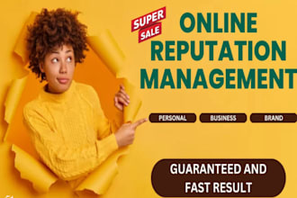 do personal online reputation management and brand reputation for you