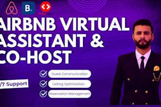 be your dedicated airbnb co host and virtual assistant