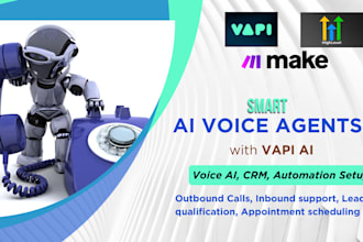 create smart ai voice agents for outbound or inbound calls using vapi