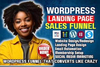 build guaranteed coaching, consultant sales funnel on wordpress, system io, ghl