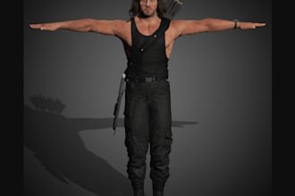model realistic game character, game asset,mannequin rig, nsfw model, 4k texture