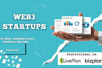 design web3 startup investor documents that wow vcs and angels