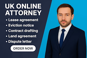 draft legal contract lease agreement resolve dispute uk online lawyer eviction