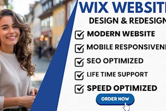 design a responsive wix coaching website with bookings and calender integration
