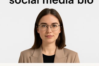 write a custom social media or dating app bio