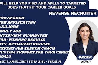 search and apply professionally remote jobs, reverse recruit job application