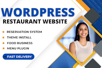 wordpress restaurant website menu reservation theme food business