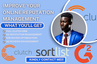 improve your clutch g2 sortlist online reputation to build trust  credibility