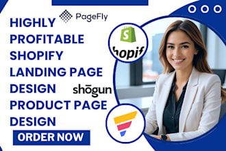 clone shopify landing page design product page using pagefly shogun gempages