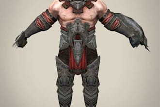 realistic 3d game character, metahuman, 4k texture, ue5 rig, 3d animation, fbx